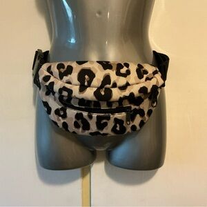Dagne Dover Leopard Print Fanny Pack
